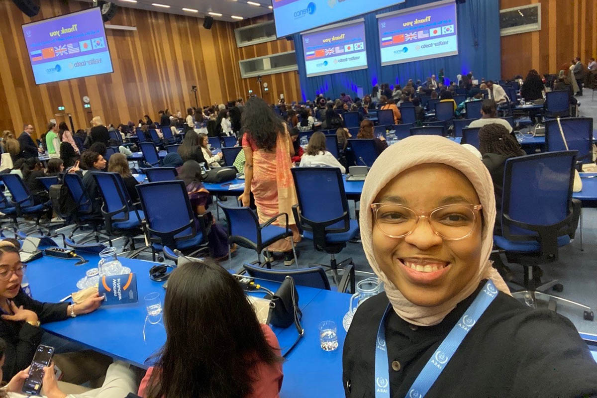 Студентка из Нигерии Бала Хаувау Шеху посетила мероприятие МАГАТЭ «For More Women in Nuclear»