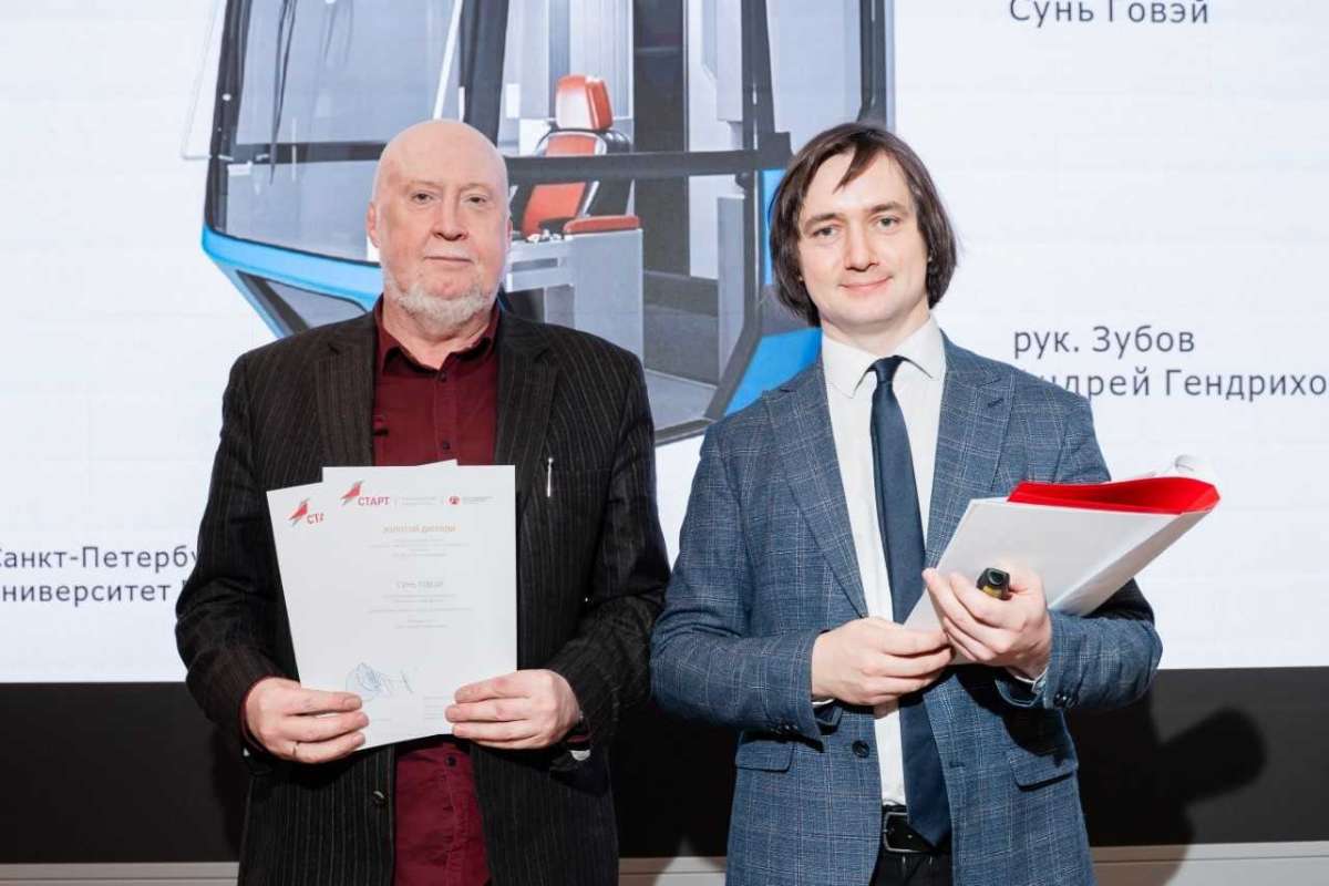 Выпускник ИСИ стал обладателем золотого статуса на конкурсе «СТАРТ. Лучшие дипломы в дизайне» с проектом кабины оператора портального крана